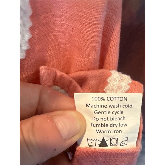 Mud Pie Gigi Tunic Medium Pink Medallion Preppy Sleeveless - Picture 7 of 7